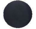 Dark Grey Leather Round Placemats