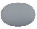 Light Grey Leather Oval Placemats