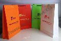 Fresco Synthetic Paper Multi Colors Plain Printed Promotional Paper Bags