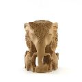 Sandalwood Elephant Idol