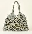 Crochet Grey Handbag