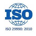 ISO 29990 : 2010 Certification Services