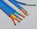 PVC 4 Core Motor Lead Flat Cable with Divisible Earth Core