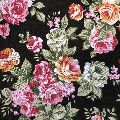 Printed poly cotton fabric