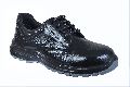 M1045 Geniune Leather Safety/Casual Shoes For Mens - Black Color