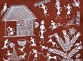 Available all color Polished warli painting