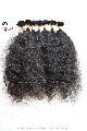 Indian Raw Unprocessed Bulk Hair (Natural Curly)