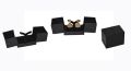 Black Rigid Paper Board Jewellery Box