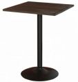 Casting Round Iron Base Wooden Top Dining Table