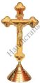 Brass Jesus Christ Cross Idol