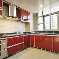 Aluminium Brass Metal Stainless Steel Wood Plain Printed New World Tech Furnitures modular kitchens