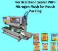 Vertical Band Sealer With Nitrogen Flush for Pouch Packing