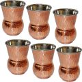 Hammered Steel Copper Glasses