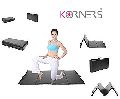 Korners Black Exercise Yoga Mat