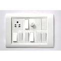 Plastic PVC Rectangular Square White electrical switch board