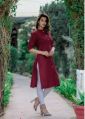 solid Kurti for women.