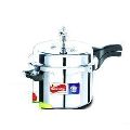 Silver 10 litre aluminium pressure cooker