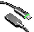 Black ELove auto disconnect charging cable