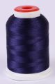 Bapa Sitaram Thread Blue Dyed Double Twist 0.060gm 120d trilobal polyester embroidery thread