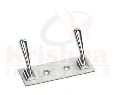 Stainless Steel Grey Plain robe hook cloth hanger