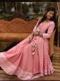 Ruchir Pink Printed Beautiful Elegant Gown