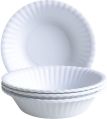 Square White 6 inch paper bowls