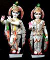 Temple Marble Radha Krishna Statue