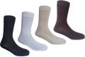 Cotton Elastic Lycra Nylon Black White SELF DESIGN healthy socks