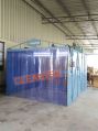 Metal Blue Coated Cleantek furniture paint booth