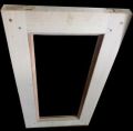 White Wood Window Frame