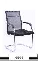 Metal Plastic Square Black Plain Polished mac mesh visitor office chair