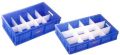 HDPE Rectangular Blue plastic crates
