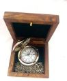 Artshai Brass silver look pocket watch