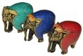 Stone Studded Elephant Set