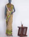 Kalamkari Printed Cotton Silk Saree with Blouse