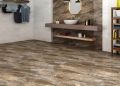 Forest Brown Glossy Vitrified Floor Tiles