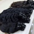 100-150gm Black weft human hair extensions