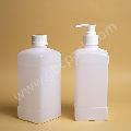 500ml Square Natural HDPE Bottle