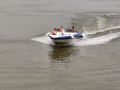 Fiberglass Reinforced Plastic White New Fuel 90HP jerico 7000 frp speed boat
