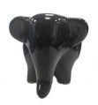 Handikart Black Ceramic Cute Elephant Shaped Planter Succulent Pot Animal Planters