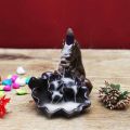 Smoking Dragon Waterfall Backflow Incense Cone Holder With 10 Incense Cones