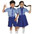 Blue Cotton kids school uniform