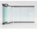 Rectangular Transparent Plain Polished aluminum glass partition