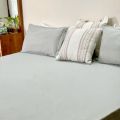 Cotton Satin Light Grey Bedsheets