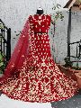 Bridal heavy embroidery lehenga choli in heavy  9000 velvet