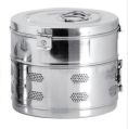 Stainless Steel Round Mirror Polished hospital dressing drum