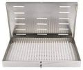 Rectangle Silver Plain Stainless Steel Sterilization Tray