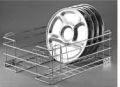 Silver Polished stainless steel storage solutions thali basket