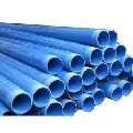 Plastic Round Blue Polished Casing Pipes