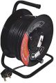 Brilliant Extension Cable Reel 2 socket 6/16 amp with Cable 50mtr